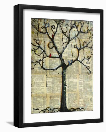 Winterlight Tree-Blenda Tyvoll-Framed Giclee Print