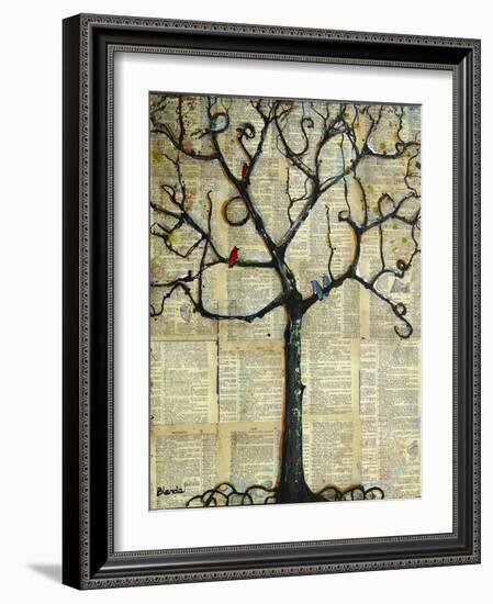 Winterlight Tree-Blenda Tyvoll-Framed Giclee Print