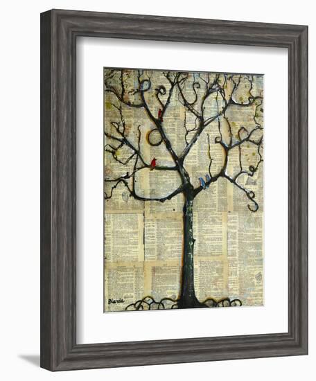 Winterlight Tree-Blenda Tyvoll-Framed Giclee Print