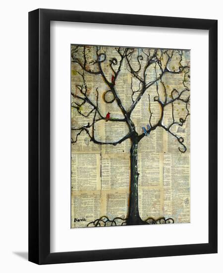 Winterlight Tree-Blenda Tyvoll-Framed Giclee Print