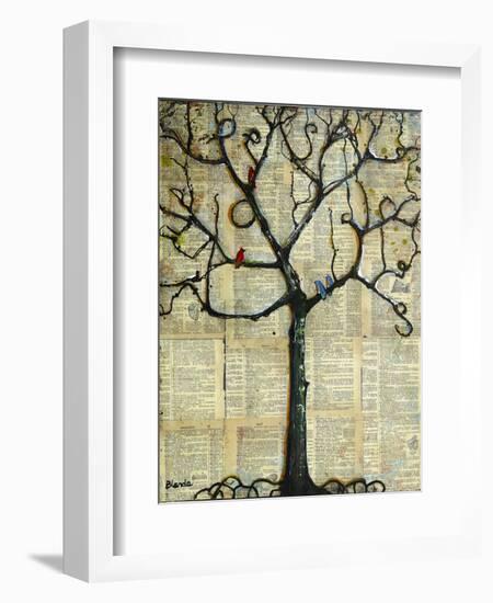 Winterlight Tree-Blenda Tyvoll-Framed Giclee Print