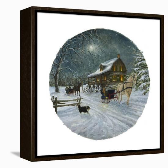 Winters Eve-Kevin Dodds-Framed Premier Image Canvas