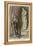 Winters Tale - Statue-Arthur Rackham-Framed Stretched Canvas