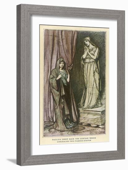 Winters Tale - Statue-Arthur Rackham-Framed Premium Giclee Print