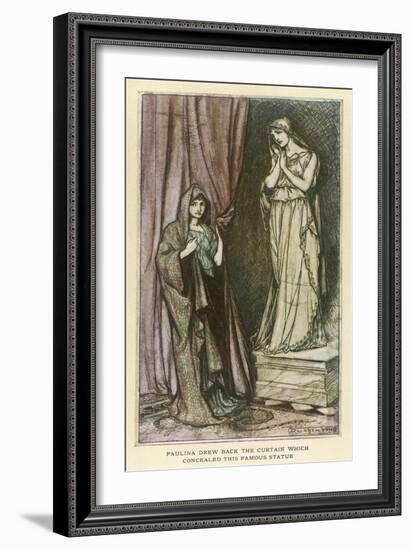 Winters Tale - Statue-Arthur Rackham-Framed Premium Giclee Print