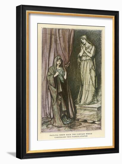 Winters Tale - Statue-Arthur Rackham-Framed Premium Giclee Print