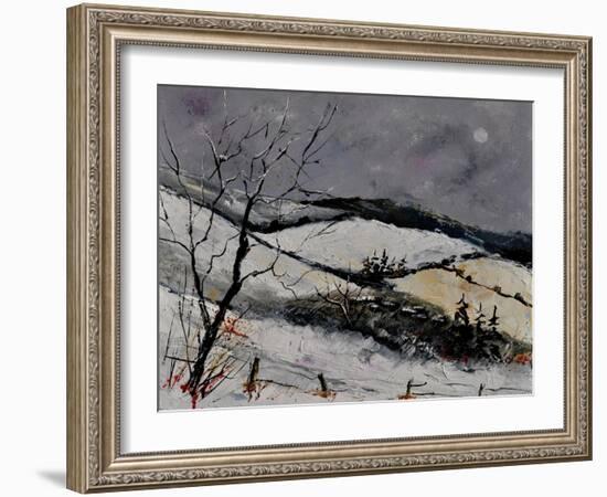 Winterscene 4531-Pol Ledent-Framed Art Print