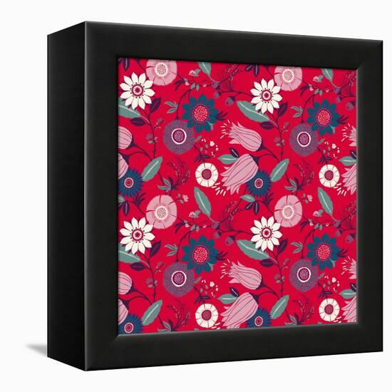 Wintertime Floral-null-Framed Premier Image Canvas