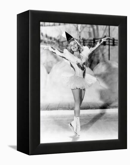 Wintertime, Sonja Henie, 1943-null-Framed Stretched Canvas