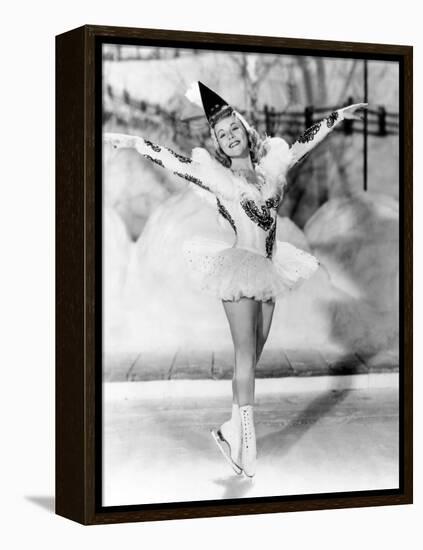 Wintertime, Sonja Henie, 1943-null-Framed Stretched Canvas