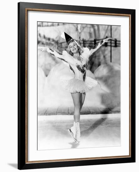 Wintertime, Sonja Henie, 1943-null-Framed Photo