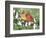 Wintery Cardinals-William Vanderdasson-Framed Giclee Print