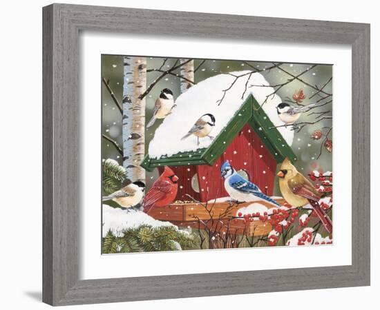 Wintry Feast-William Vanderdasson-Framed Giclee Print