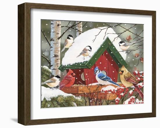 Wintry Feast-William Vanderdasson-Framed Giclee Print