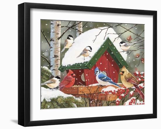 Wintry Feast-William Vanderdasson-Framed Giclee Print