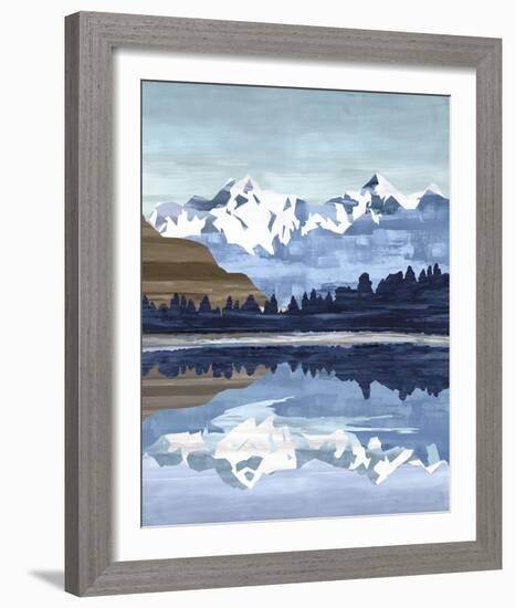 Wintry Peak-null-Framed Giclee Print