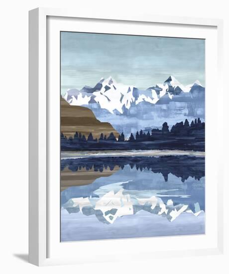 Wintry Peak-null-Framed Giclee Print