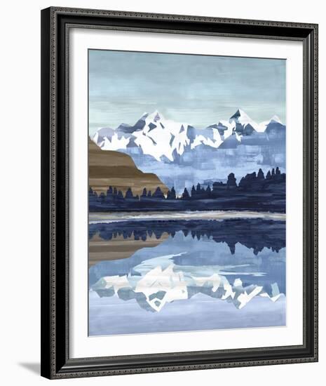 Wintry Peak-null-Framed Giclee Print