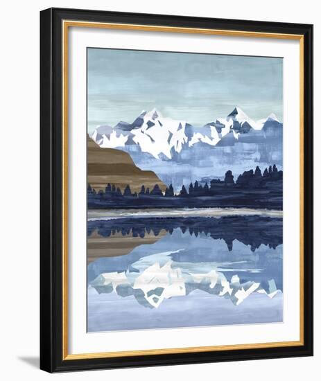 Wintry Peak-null-Framed Giclee Print