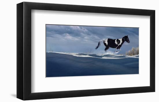 Wintry Runner-Steve Hunziker-Framed Art Print