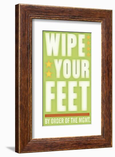 Wipe Your Feet-John Golden-Framed Giclee Print
