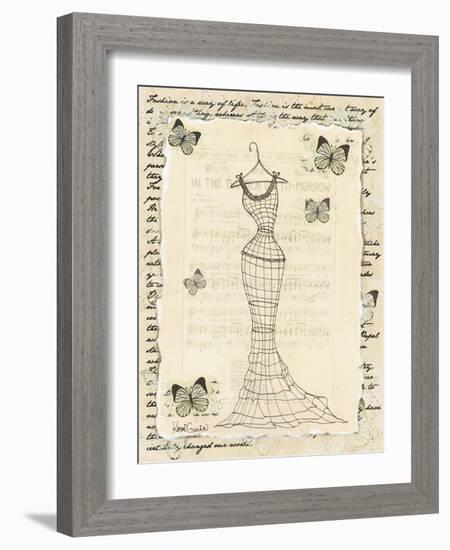 Wire Dress I-Katie Guinn-Framed Art Print