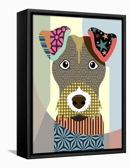Wire Fox Terrier-Lanre Adefioye-Framed Premier Image Canvas