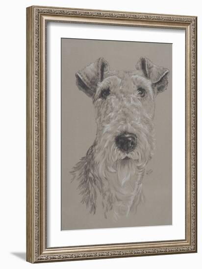 Wire Fox Terrier-Barbara Keith-Framed Giclee Print