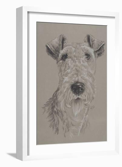 Wire Fox Terrier-Barbara Keith-Framed Giclee Print