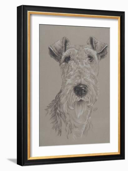 Wire Fox Terrier-Barbara Keith-Framed Giclee Print