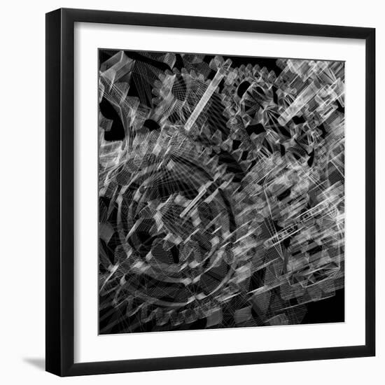 Wire Mechanism Gears-Mirexon-Framed Art Print