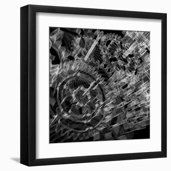 Wire Mechanism Gears-Mirexon-Framed Art Print