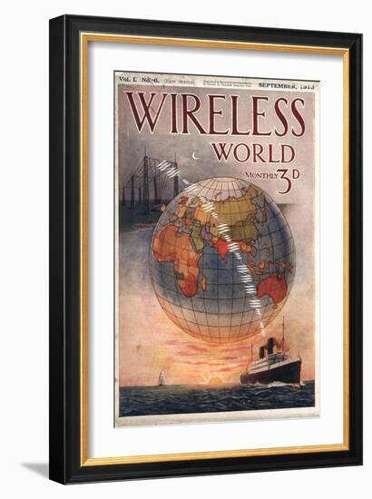 Wireless world, Radios Magazine, UK, 1916--Framed Giclee Print