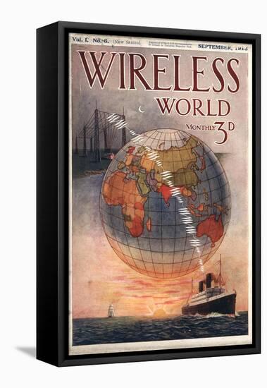 Wireless world, Radios Magazine, UK, 1916-null-Framed Premier Image Canvas