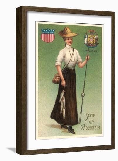 Wisconsin Belle-null-Framed Art Print