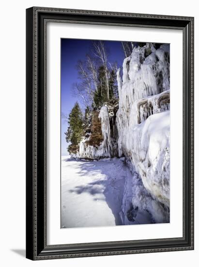 Wisconsin Ice Caves-dendron-Framed Photographic Print