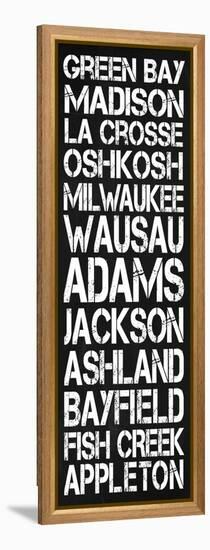 Wisconsin-Lauren Gibbons-Framed Stretched Canvas