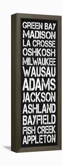 Wisconsin-Lauren Gibbons-Framed Stretched Canvas