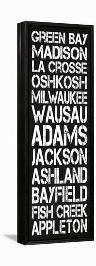 Wisconsin-Lauren Gibbons-Framed Stretched Canvas