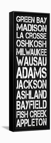 Wisconsin-Lauren Gibbons-Framed Stretched Canvas