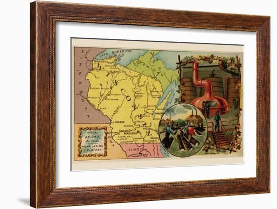 Wisconsin-Arbuckle Brothers-Framed Premium Giclee Print