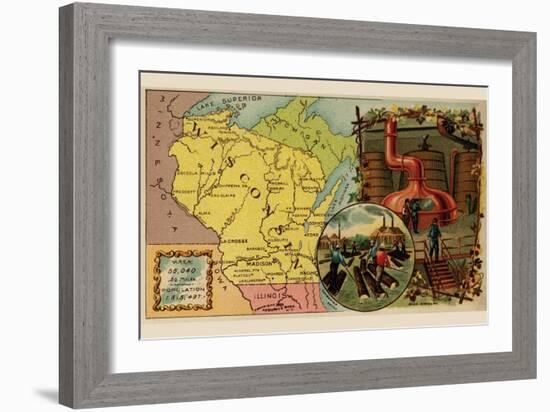 Wisconsin-Arbuckle Brothers-Framed Art Print