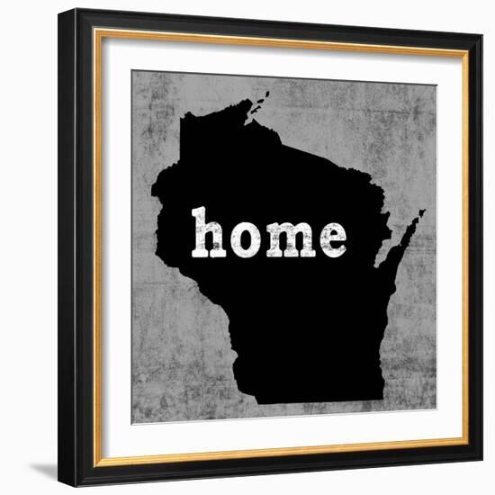 Wisconsin -Luke Wilson-Framed Art Print