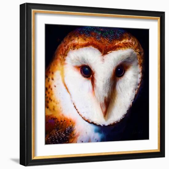 Wisdom in the Dark, 2019 mixed media-Helen White-Framed Giclee Print