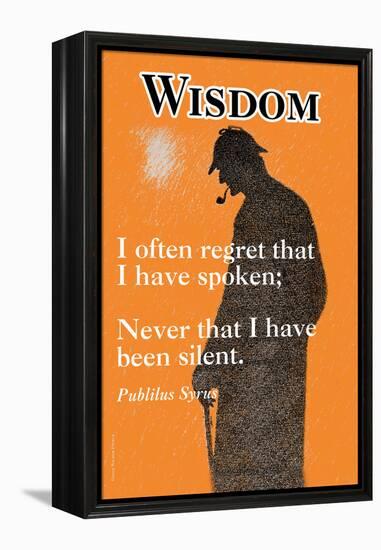 Wisdom-null-Framed Stretched Canvas