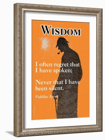 Wisdom--Framed Art Print