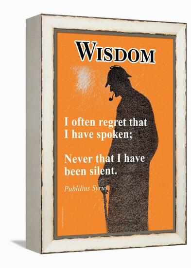 Wisdom-null-Framed Stretched Canvas