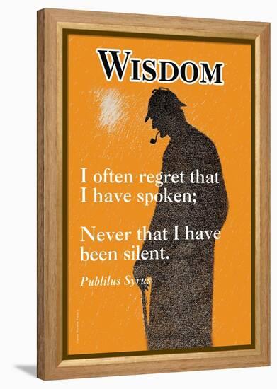 Wisdom-null-Framed Stretched Canvas