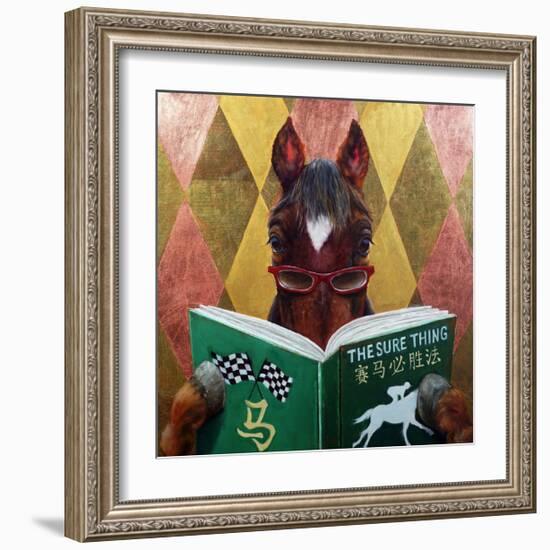 Wise Bet-Lucia Heffernan-Framed Art Print