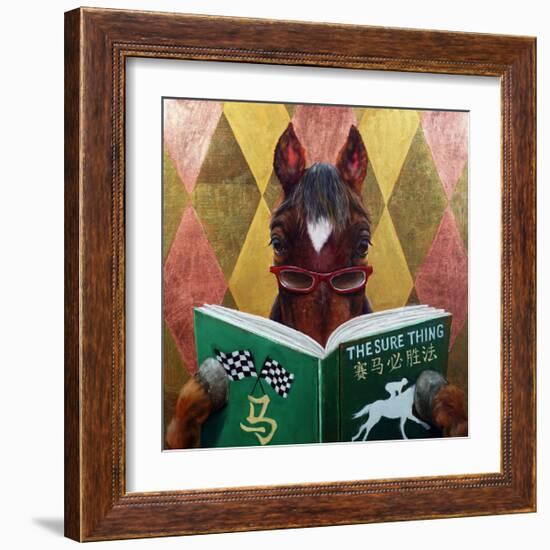 Wise Bet-Lucia Heffernan-Framed Art Print